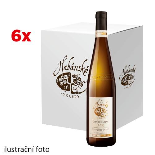 Habánské sklepy Chardonnay - karton 6 ks